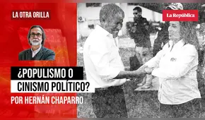 ¿Populismo o cinismo político?, Hernán Chaparro