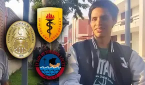 Joven peruano ingresó a la PUCP, UPCH y a 2 carreras en la UNI: "A costa de sufrimiento, pero no pago nada"