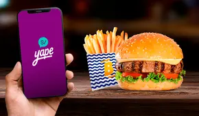 ¡Hamburguesas con papas en Bembos a S/6,90 SOLO POR HOY con Yape! Así puedes canjear la oferta
