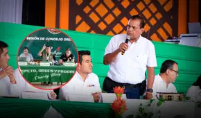 Alcalde de Satipo pierde los papeles durante conferencia y arroja micrófono al suelo por falta de retorno