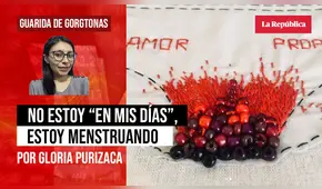 No estoy “en mis días”, estoy menstruando