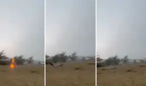 El momento exacto en el que un rayo cae sobre 3 niños que caminaban en una playa de Puerto Rico