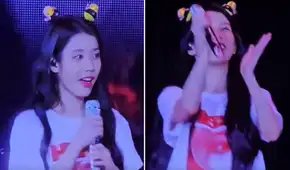 ¡Momento mágico! Fans conmueven a IU, estrella k-pop, al cantar 'Good Day' en su concierto en Filipinas