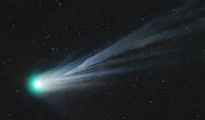 Así se vio al espeluznante 'cometa del Diablo' en su paso más cercano a la Tierra tras 70 años