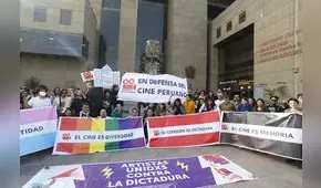 Cine peruano: Cineastas realizan plantón frente al Ministerio de Cultura