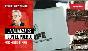La alianza es con el pueblo, por Hugo Otero