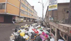 Municipalidad de Lima: van 5 días sin limpieza pública y detectan 35 puntos críticos en Cercado