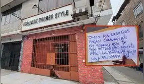 Extorsionadores en SJL detonan granada en puerta de barbería: "Todos los negocios pagan"