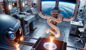 Astronautas logran exitoso paso para construir piezas complejas de metal en el espacio: con una impresora 3D