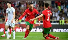 Con doblete de Cristiano Ronaldo, Portugal venció 3-0 a Irlanda en amistoso internacional