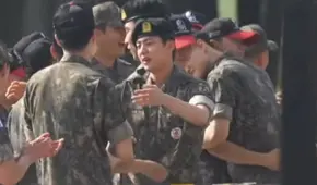 Jin de BTS terminó el servicio militar en  Corea del Sur y tuvo emotivo reencuentro con Bangtan [FOTOS]