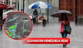 ¡Alisten los paraguas! Onda Tropical 10 llegará a Venezuela este 18 de junio, según reporte del Inameh