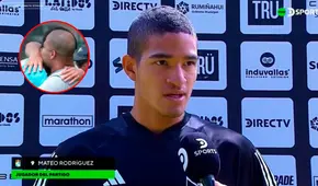 Alberto Rodríguez y el sentido mensaje a su hijo tras perder la final de la Copa Mitad del Mundo
