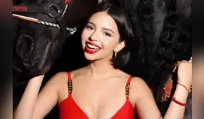 Ángela Aguilar se tatuó las iniciales de Christian Nodal en su viaje a Roma