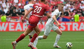 Con un agónico gol, Serbia empató 1-1 ante Eslovenia por la segunda fecha de la Eurocopa