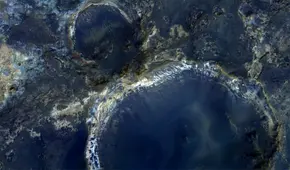 Los paisajes metálicos en Marte que fotografió la ESA revelan una historia de hace 3.600 millones de años