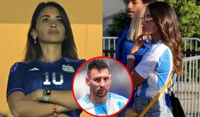 Antonela Roccuzzo, esposa de Lionel Messi, vivió INCÓMODO momento en el partido de Argentina vs. Canadá