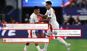 Hinchas encantados con rendimiento de Piero Quispe vs. Chile: “Su mejor partido con la selección”