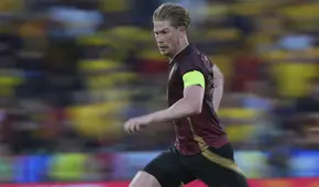 Con gol de De Bruyne, Bélgica venció 2-0 a Rumanía y empató los puntajes en el Grupo E de la Eurocopa