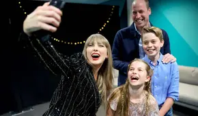 Taylor Swift posa con el príncipe William y sus hijos tras concierto en Londres: “Una gran noche”