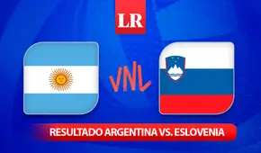 VNL 2024: mira el marcador EN VIVO del Argentina vs. Eslovenia y las jugadas claves
