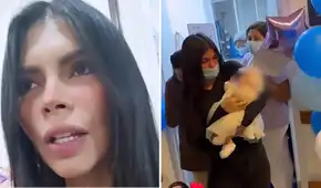 Giannina Luján se emociona por alta de su bebé tras casi dos meses en UCI: "¡Por fin en casita!" Giannina Luján se emociona por alta de su bebé tras casi dos meses en UCI: "¡Por fin en casita!"
