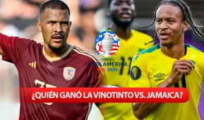 ¿Quién ganó entre la Vinotinto vs. Jamaica hoy? Resultado del juego de Venezuela por la Copa América 2024 ¿Quién ganó entre la Vinotinto vs. Jamaica hoy? Resultado del juego de Venezuela por la Copa América 2024
