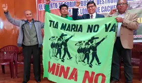 Protestas por proyecto Tía María: usarán tractores como muestra de rechazo al reinicio de construcción