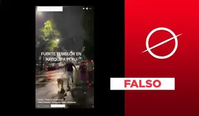 Video no corresponde al sismo de 7,0 grados registrado en Arequipa en junio de 2024