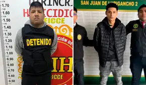 Policía captura y saca de circulación a dos temibles sicarios en Lima