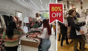 ¡REMATE EXTREMO! Outlet en Lima ofrece hasta 80% de descuento en zapatillas y ropa de moda