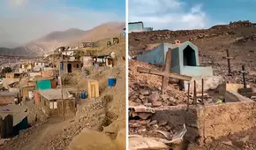 Estas casas de Independencia han sido construídas en un cementerio: Los niños juegan entre tumbas