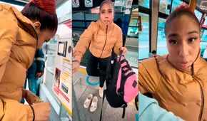 Azucena Calvay viaja por primera vez en el Metropolitano y su confusión es viral en TikTok: “La máquina no da vuelto dice”