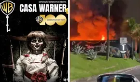 Exposición de Warner Bros se incendia en Brasil: 'Anabelle', 'Harry Potter' y 'Friends' quedan en escombros