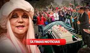 Último adiós a Yola Polastri: restos de la animadora fueron enterrados en Jardines de la Paz