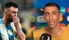 Di María se quebró en vivo tras revelar las palabras de Messi para llegar a la final de la Copa América