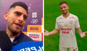 Zambrano y su firme respuesta tras presentación de Costa en Universitario: "Él cargó el cartel nomás"