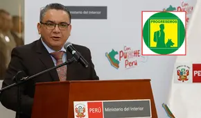Ministro del Interior se afilia al mismo partido con el que Hernando de Soto buscaría ser presidente