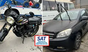SAT anuncia remate de autos embargados a bajos precios en Lima: así puedes comprar motocicletas, camionetas y más