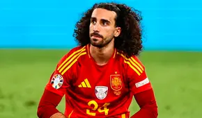 ¿Se rapó? Así luce Cucurella tras cumplir con el reto que prometió si ganaba la Eurocopa con España