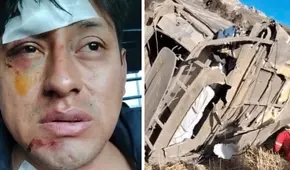 Bryan Blancas de la Orquesta Antología del Folklore intentó rescatar a sus amigos tras accidente: Lloré y grité