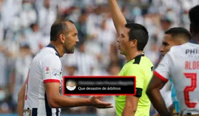Hinchas de Alianza Lima critican designación de Ortega como árbitro del clásico: "Un desastre"