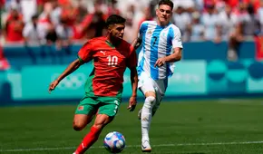 ¡Papelón en París 2024! Argentina perdió 2-1 ante Marruecos en un partido que se reanudo después de casi 2 horas
