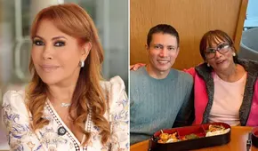 Magaly Medina SORPRENDE al cenar en lujoso restaurante con Renzo Costa y su madre durante sus vacaciones