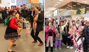 Así se vive las Fiestas Patrias en el aeropuerto Jorge Chávez: desde emotivos reencuentros hasta shows en vivo