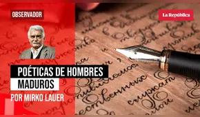 Poéticas de hombres maduros, por Mirko Lauer