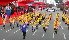 Colegio de Huaycán toca ‘Pobre Diabla’ en Parada Militar y Dina Boluarte sorprende por curiosa reacción