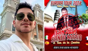 Jean Paul Santa María denuncia que fue estafado por empresario en Europa: “Solo cumplió con el de Roma”