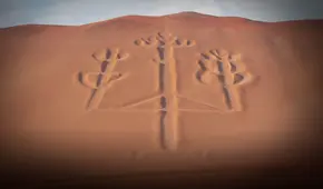 Dañan las Líneas de Nazca: sujetos caminaron sobre el Candelabro de Paracas, declarado Patrimonio Cultural