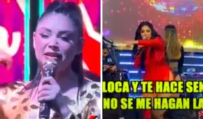 Pamela Franco lanza fuerte mensaje a quienes la critican por subirse al escenario en estado de ebriedad